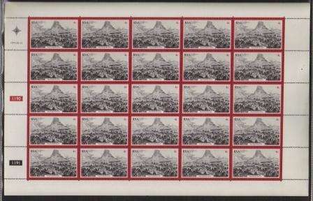 RSA 1979 ZULU WAR SET OF 3 MNH FULL SHEETS OF 25