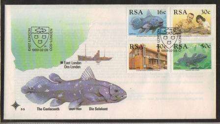 RSA 1989 COELACANTH FDC 5.3