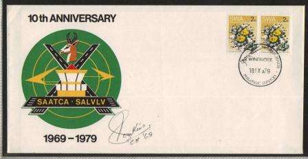 SWA 1979 10TH ANNIV SAATCA SIGNED COM COVER