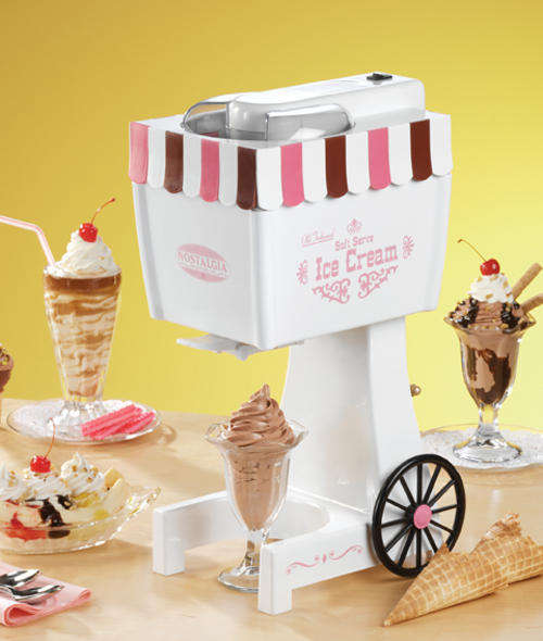 OLD FASHIONED SOFT SERVE ICE CREAM MAKER