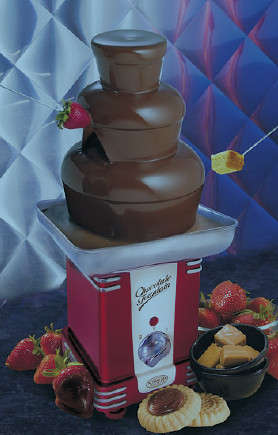 RETRO CHOCOLATE FONDUE FOUNTAIN