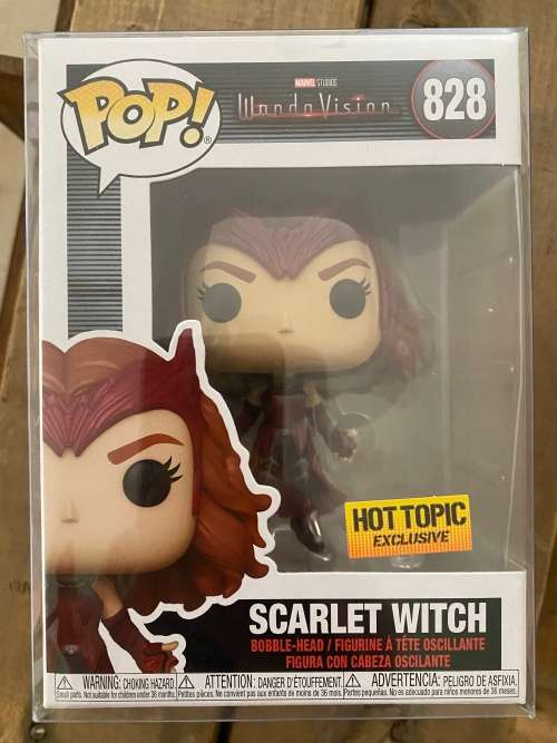 Funko Pop Marvel Hot Topic Exclusive wandavision Scarlet Witch 828