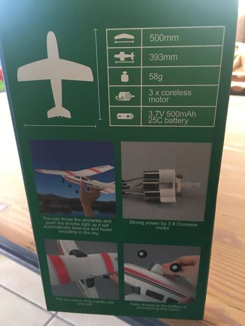 BAND NEW !!! WLToys F949 Cessna-182 EASY TO FLY RC PLANE
