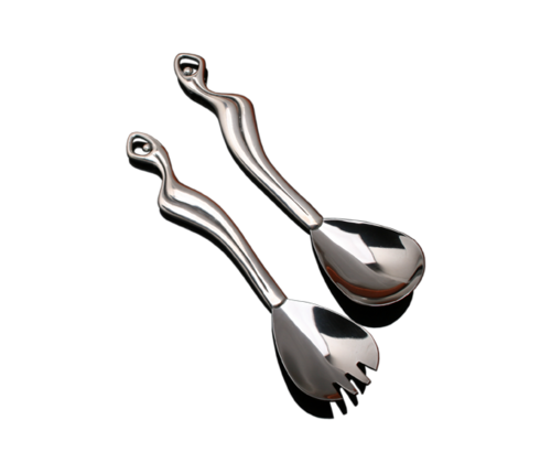 Salad Servers ANDY C +CERTIFICATE OF AUTHENTICITY
