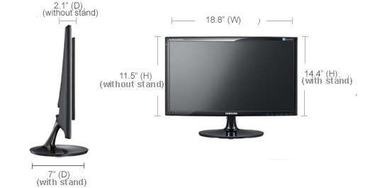 Samsung SyncMaster BX2031 20-inch Flat Panel LED-backlit Monitor