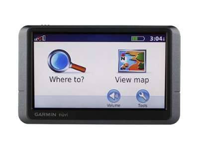 Garmin Nuvi 205W + pouch +charger + window clip