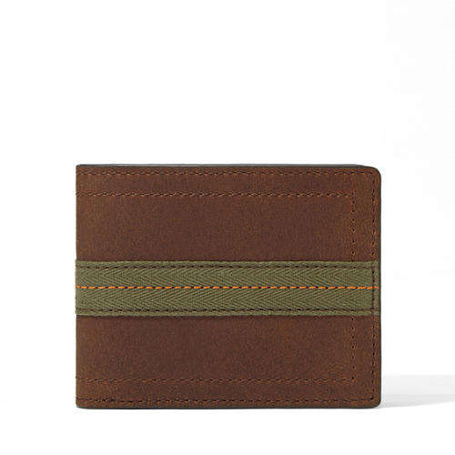 New Fossil Men's Moss Traveler Brown Wallet ML3459200