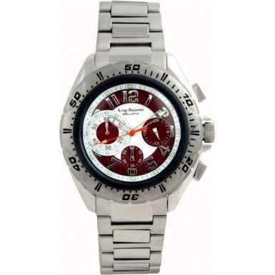 Krug Baumen 401007BM Mens Ballistic Brown Steel Watch ( as new )with box