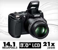 Nikon CoolPix L120 14.1 mp With 21X Optical Zoom