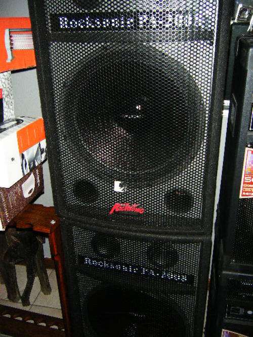 2x 15" disco speakers  150w rms 2500 pmpo 8ohms