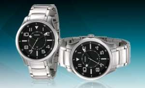 Men's FOSSIL wristwatch FS4457 quartz Date Stainless watch