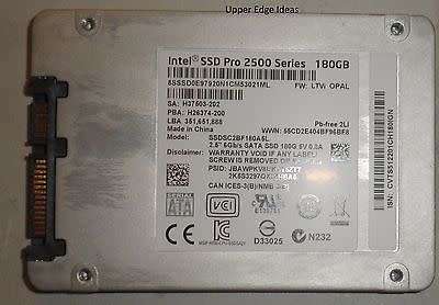 INTEL SSD PRO 2500 SERIES 180GB 2.5