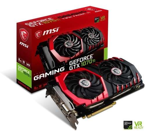 MSI GeFORCE GTX 1070 GAMING 8G GDDR5 GAMING GRAPHICS CARD