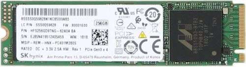 SK HYNIX 256GB PC401 NVMe SOLID STATE DRIVE M.2