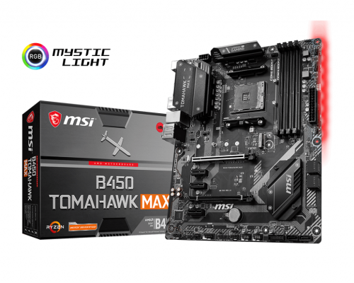 MSI B450M TOMAHAWK MAX AMD AM4 ATX DESKTOP MOTHERBOARD