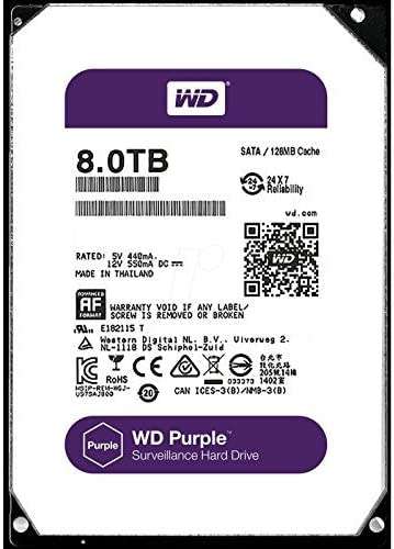 Western Digital 8TB WD82PURZ 3.5'' Desktop Hard drive - Brand new .