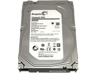 Seagate ST4000NC000 Terascale 4TB 3.5" SATA 6Gb/s 5900RPM Hard Disk Drive
