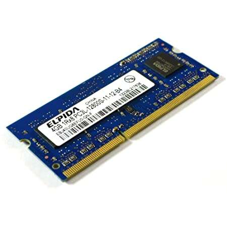 ELPIDA 4GB 1Rx8 PC3L -12800s-11-12-B4 Notebook Memory