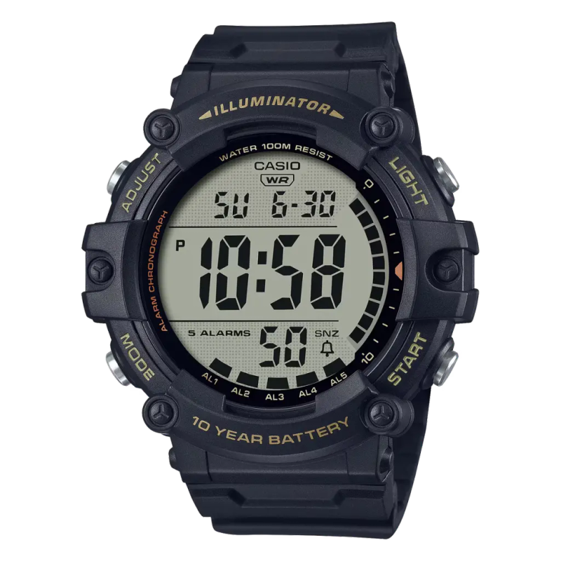 Casio Digital Watch - Standard Collection Mens 100m - AE-1500WH-1AVDF