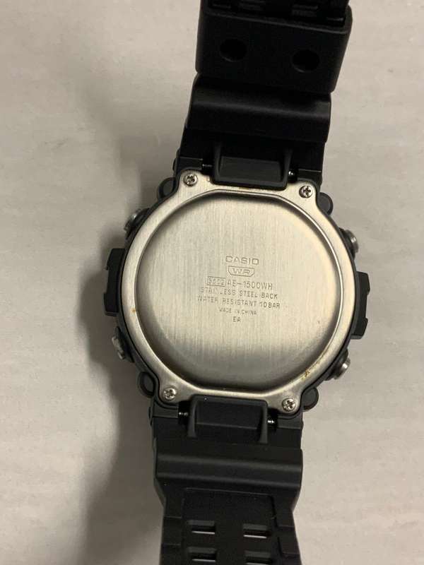 Casio Digital Watch - Standard Collection Mens 100m - AE-1500WH-1AVDF