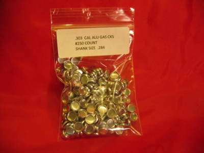 .303 Caliber Aluminum Gas Checks 500 count