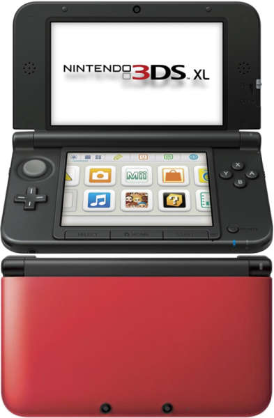 red Nintendo 3DS XL console (EUR)