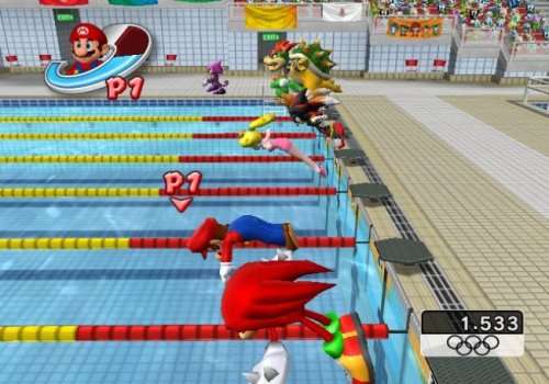 Mario and Sonic at the Olympic Games (Wii PAL)(no booklet)