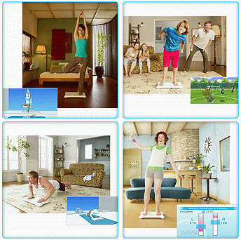 black Wii balance board including Wii Fit Plus (PAL)