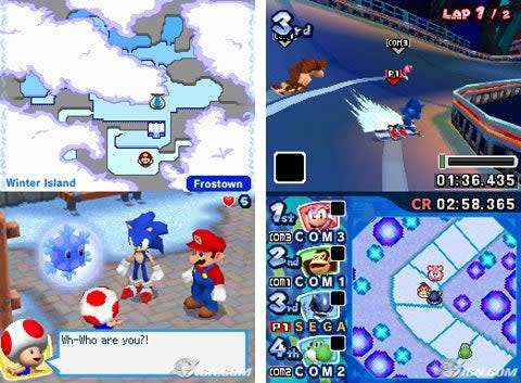 Mario and Sonic at the Olympic Winter Games (DS)