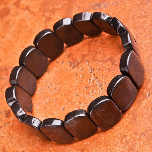 7` Black onyx gemstone bracelet
