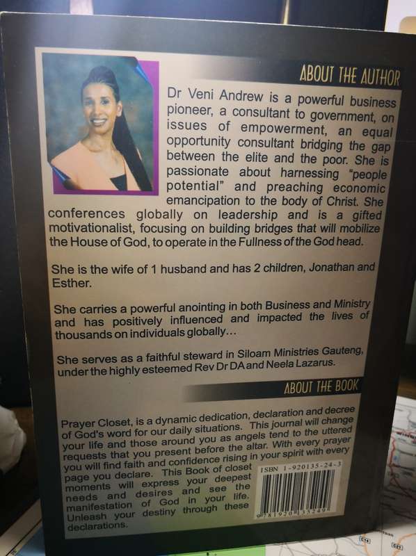 dr veni andrew prayer closet