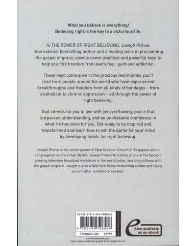 Joesph Prince The Power of Right Believing (Paperback)