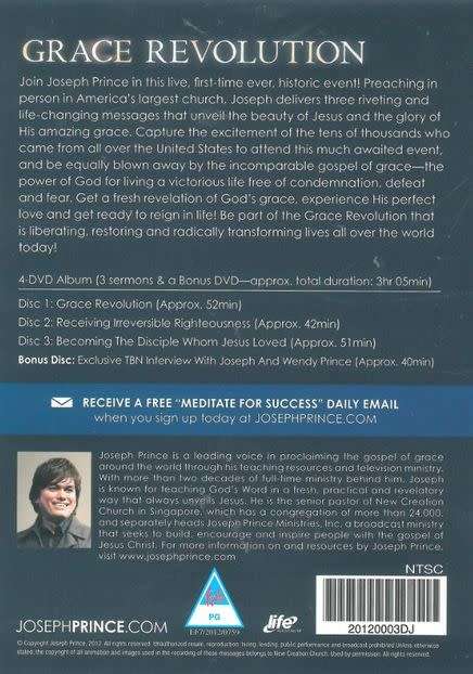 Grace Revolution: Live At Lakewood Church, Houston - Joseph Prince (4 DVDs)