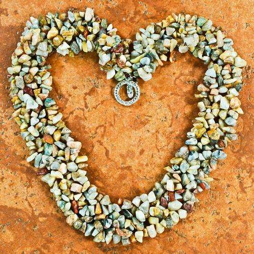 18 1/2` Natrual crazy agate gem