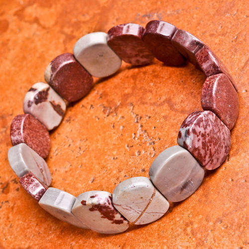 Chohua jasper gemstone bracelet   7 1/3`