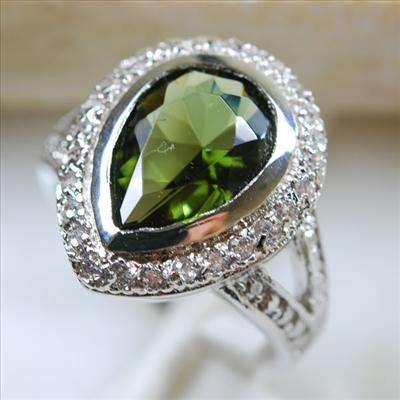 Peridot 925 Sterling Silver Gemstone RING