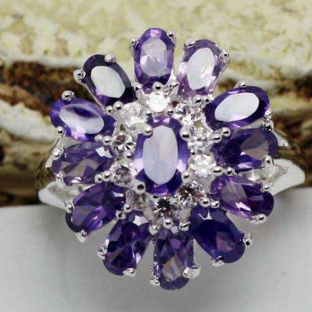 Amethyst 925 STERLING SILVER RING
