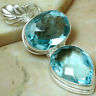 PARIS SKY BLUE TOPAZ 925 SILVER PENDANT