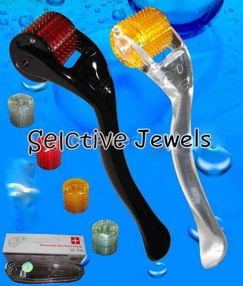 TITANIUM DERMA ROLLER Micro needle Blemish SPOT WRINKLE FACE SKIN 0.5mm LAST 2X LONGER!