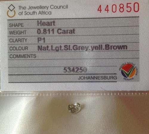 0.8111 HEART SHAPE DIAMOND