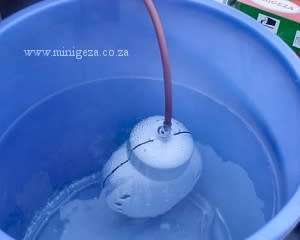 Portable minigeza for Instant hot water in your caravan