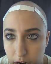 Double sided adhesive tapes for wigs, garments