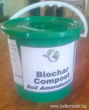 Organic fertilizers - biochar + vermicast + cow manure