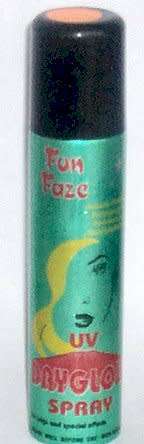Hair dye temporary - spray: glitter effect from Kryolan & Fun Faze
