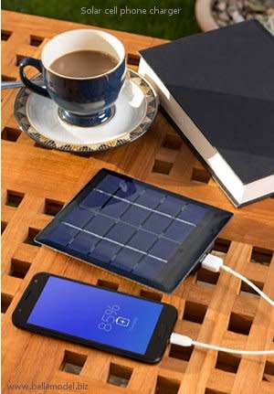 Solar charger for cell phones - small - portable