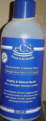 Colloidal silver (Tonic to drink) - Not home made