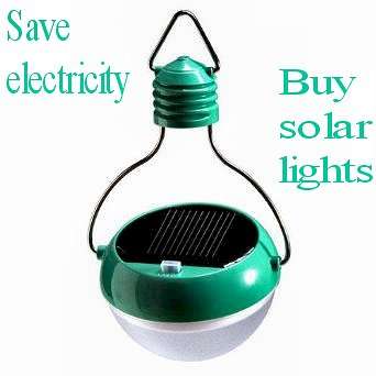 Lights for braai outdoor: Solar lights - Nokero N200