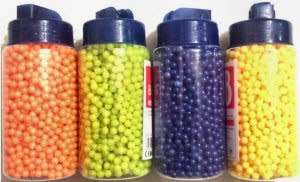 Pistols - air-soft - pellets (BB bullets) - 0.6cm - packet of 2000