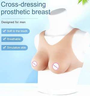Silicone breast forms - Half-vests, teardrop, backside velcro, nude