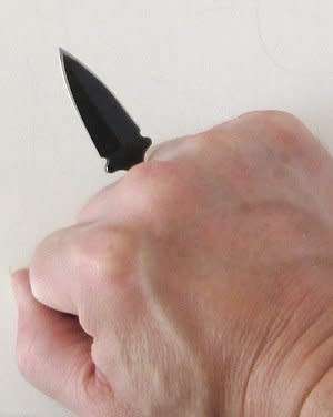 Knives - folding - miniature - Push neck knife